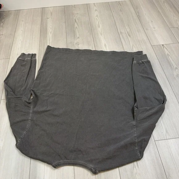 Coach Men's XL Bear Graphic Relaxed Long Sleeve T-Shirt Gray & Purple Cotton - Picture 9 of 11